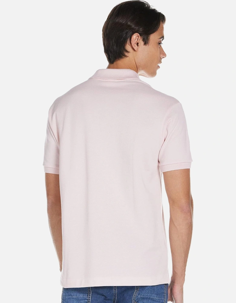 Mens' Classic Fit Polo Shirt Pink