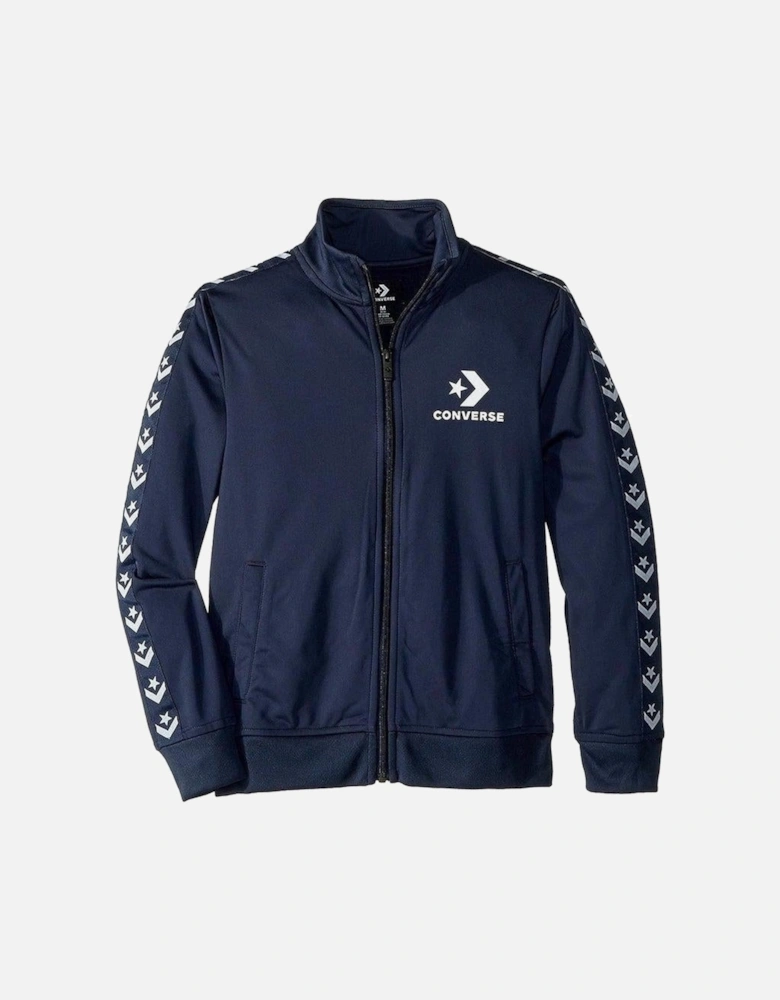 KIDS Tricot Taping Track Jacket Obsidian Navy