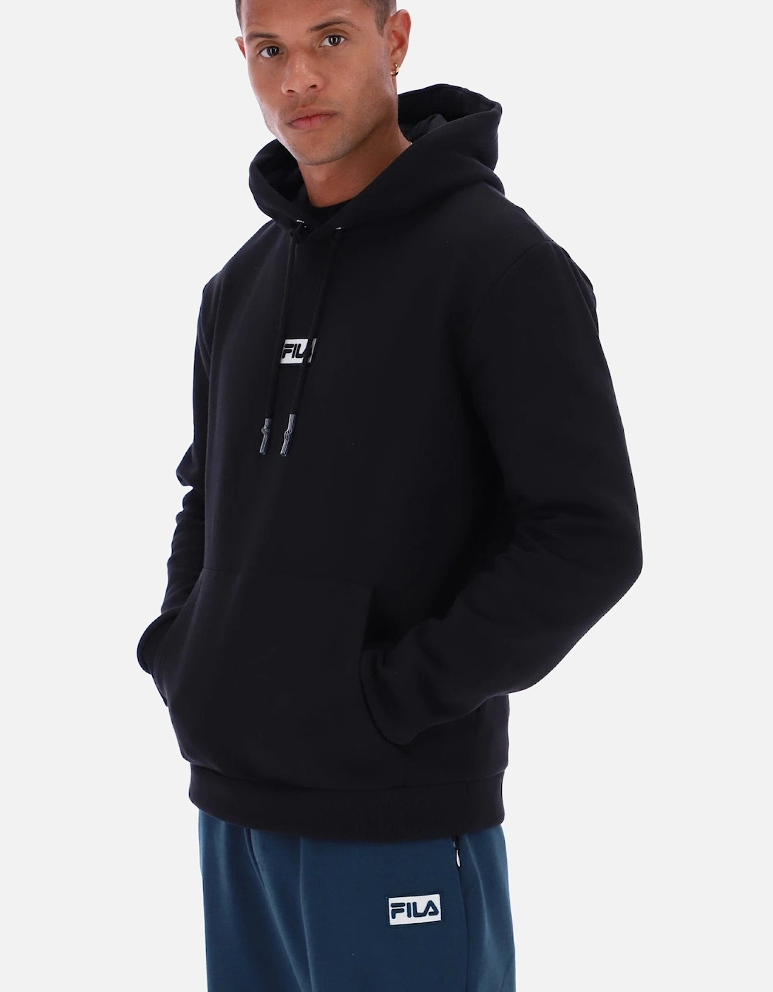 Lance 2 Recycled Cotton Black Hoodie