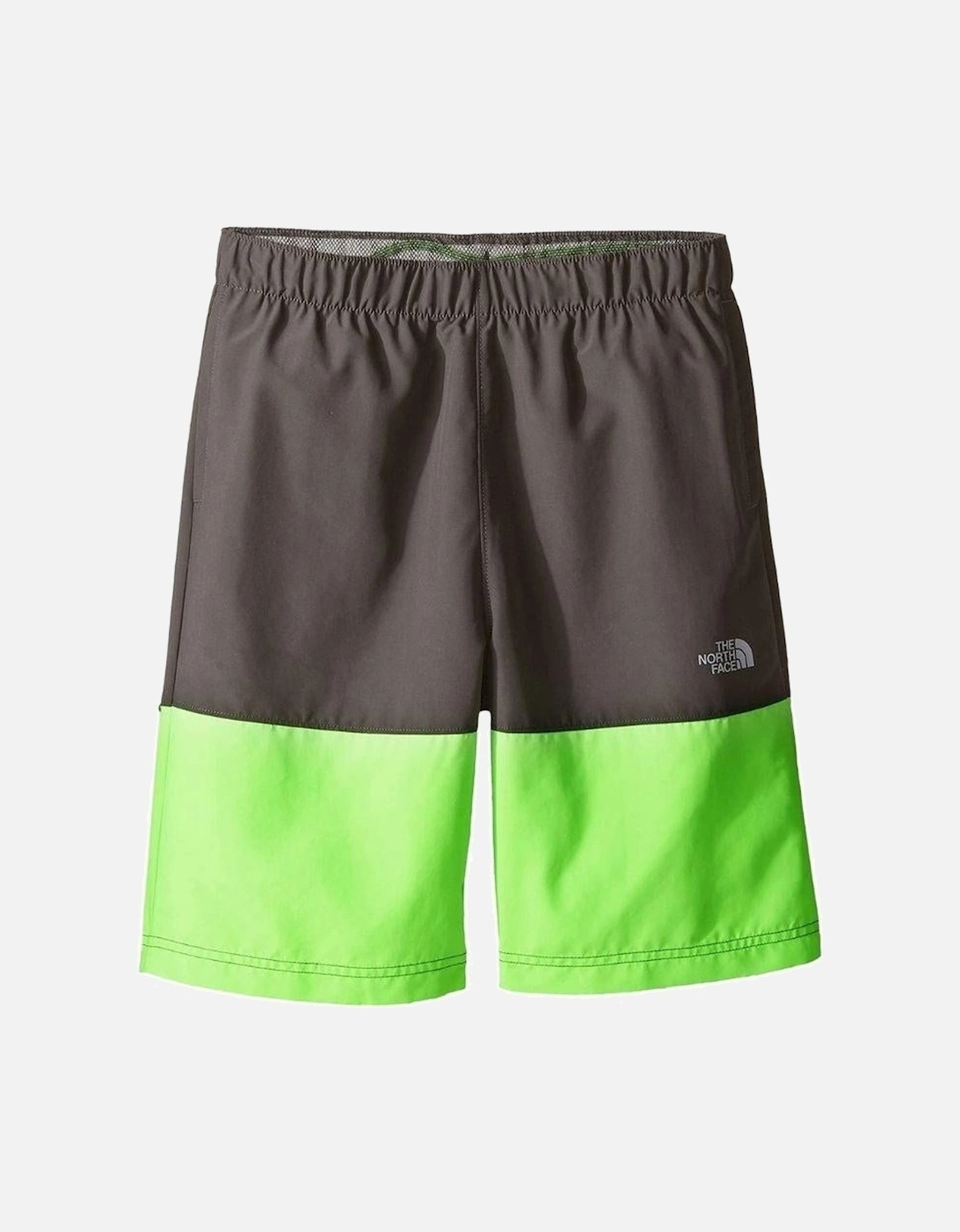 North Face Kids Swimming Trunks Black and Green, 3 of 2