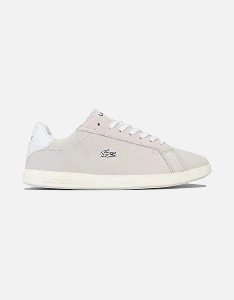 Womens Graduate Suede Off White