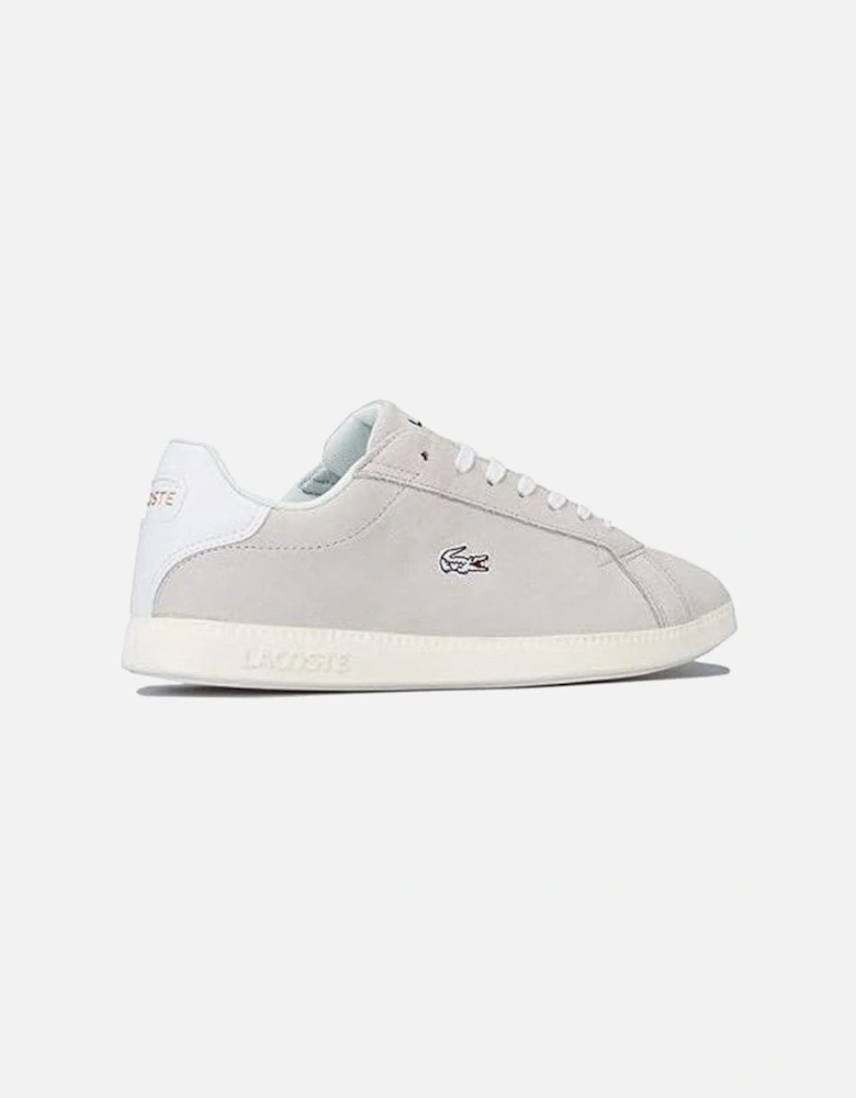 Womens Graduate Suede Off White