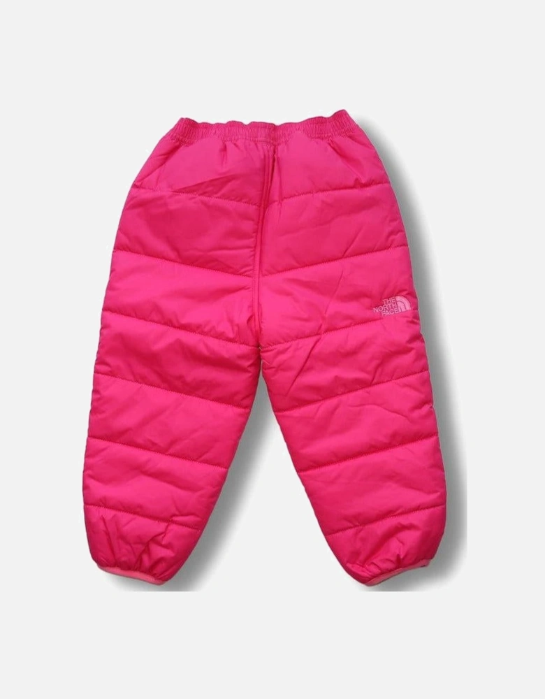 North Face Infant Reversible Padded Pants Pink