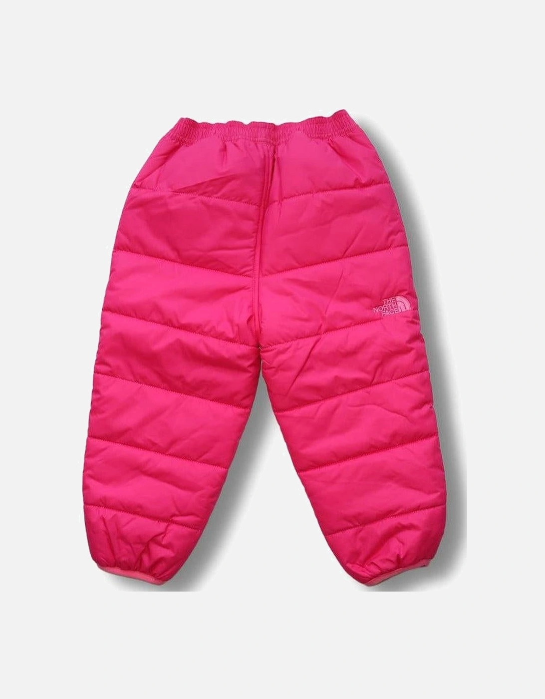 North Face Infant Reversible Padded Pants Pink, 4 of 3