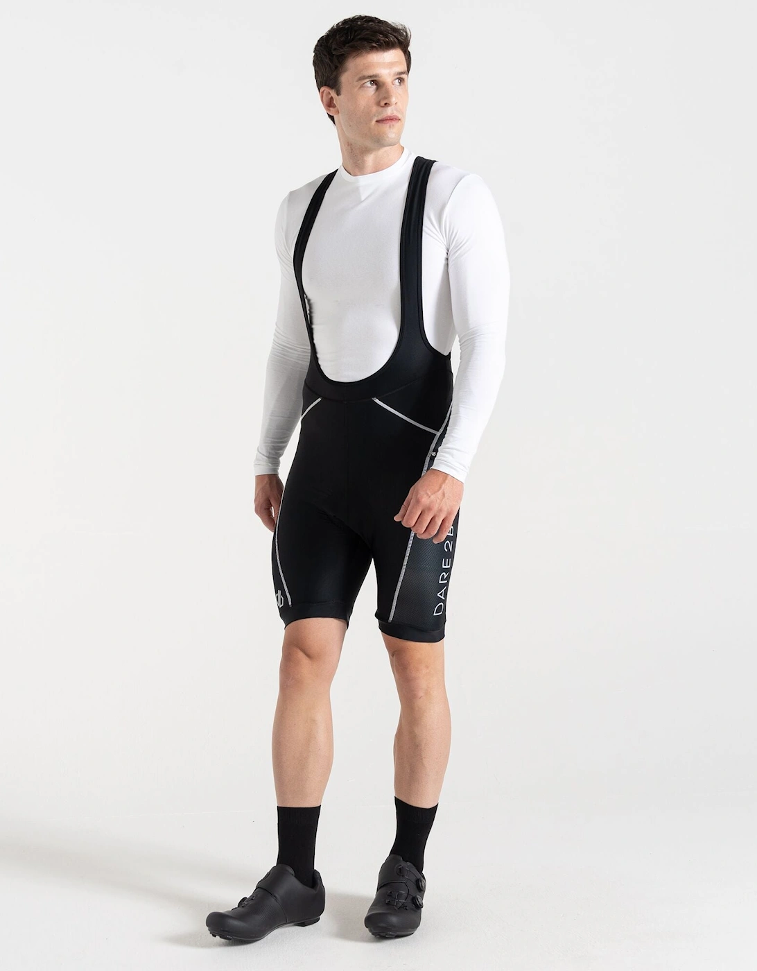 Mens Ecliptic Gel Bibbed Cycling Shorts, 2 of 1