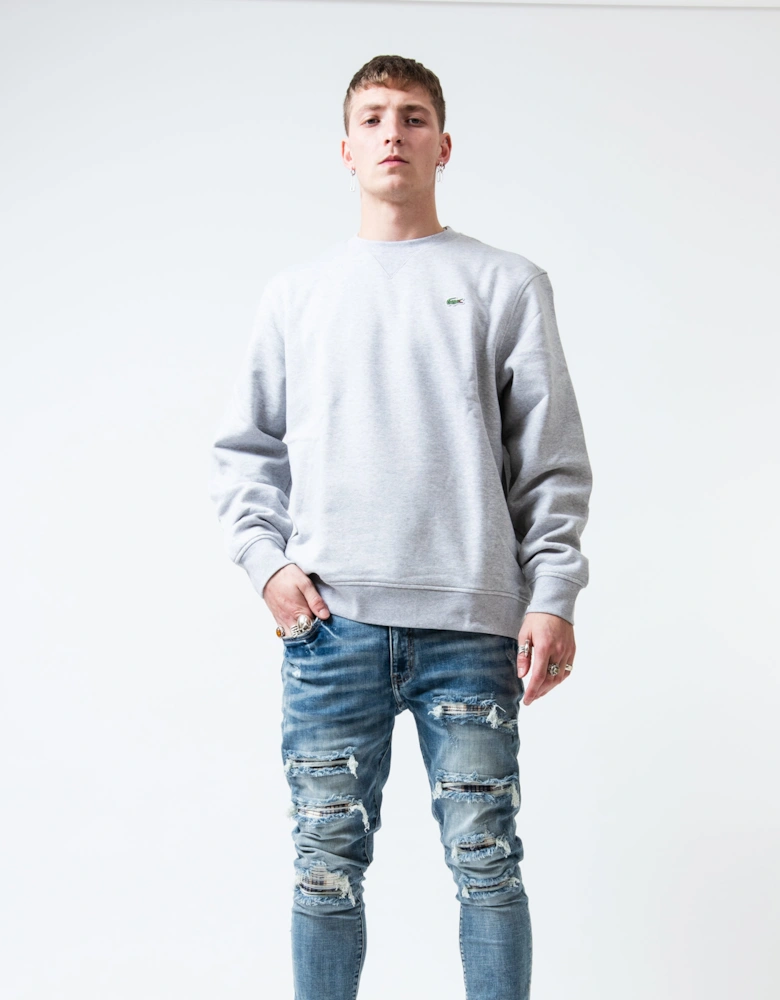 Grey Crew Neck Jumper