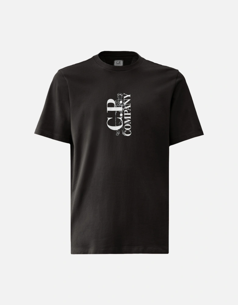 C.P.Company 30/1 Jersey British Sailor T-shirt - Black