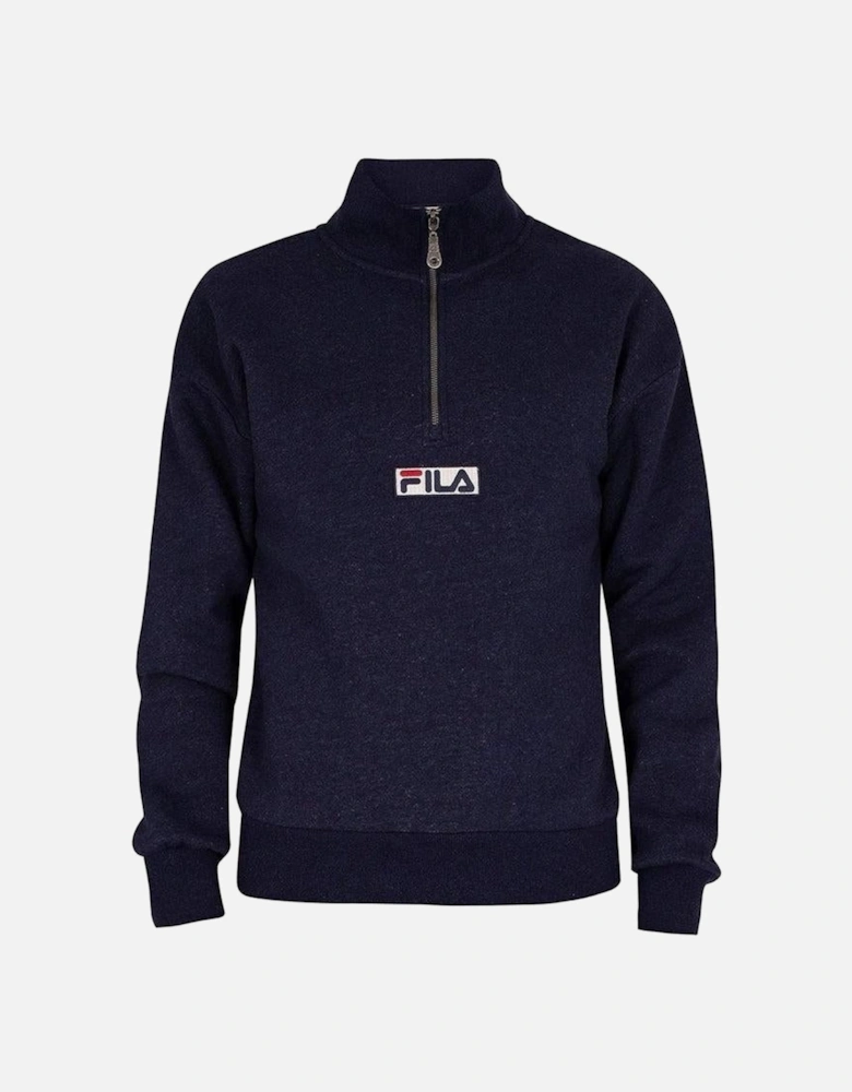 Clooney Half Zip Jumper Blue