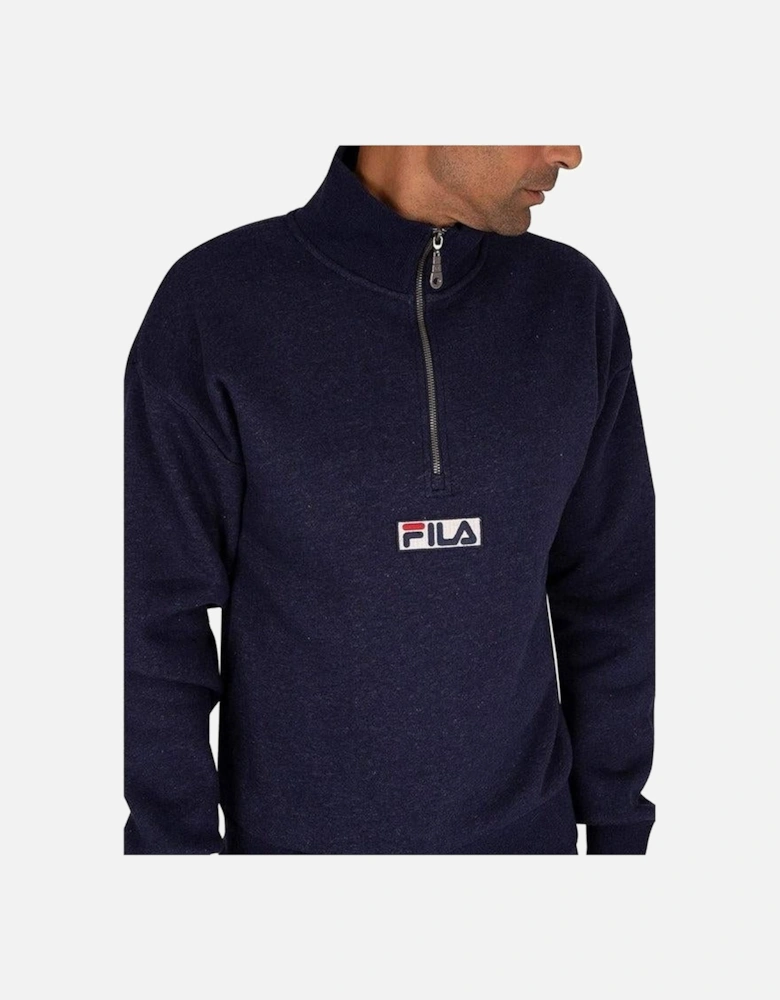 Clooney Half Zip Jumper Blue