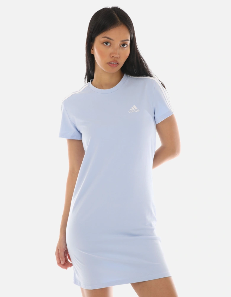 Womens Essentials 3-Stripes T-shirt Dress