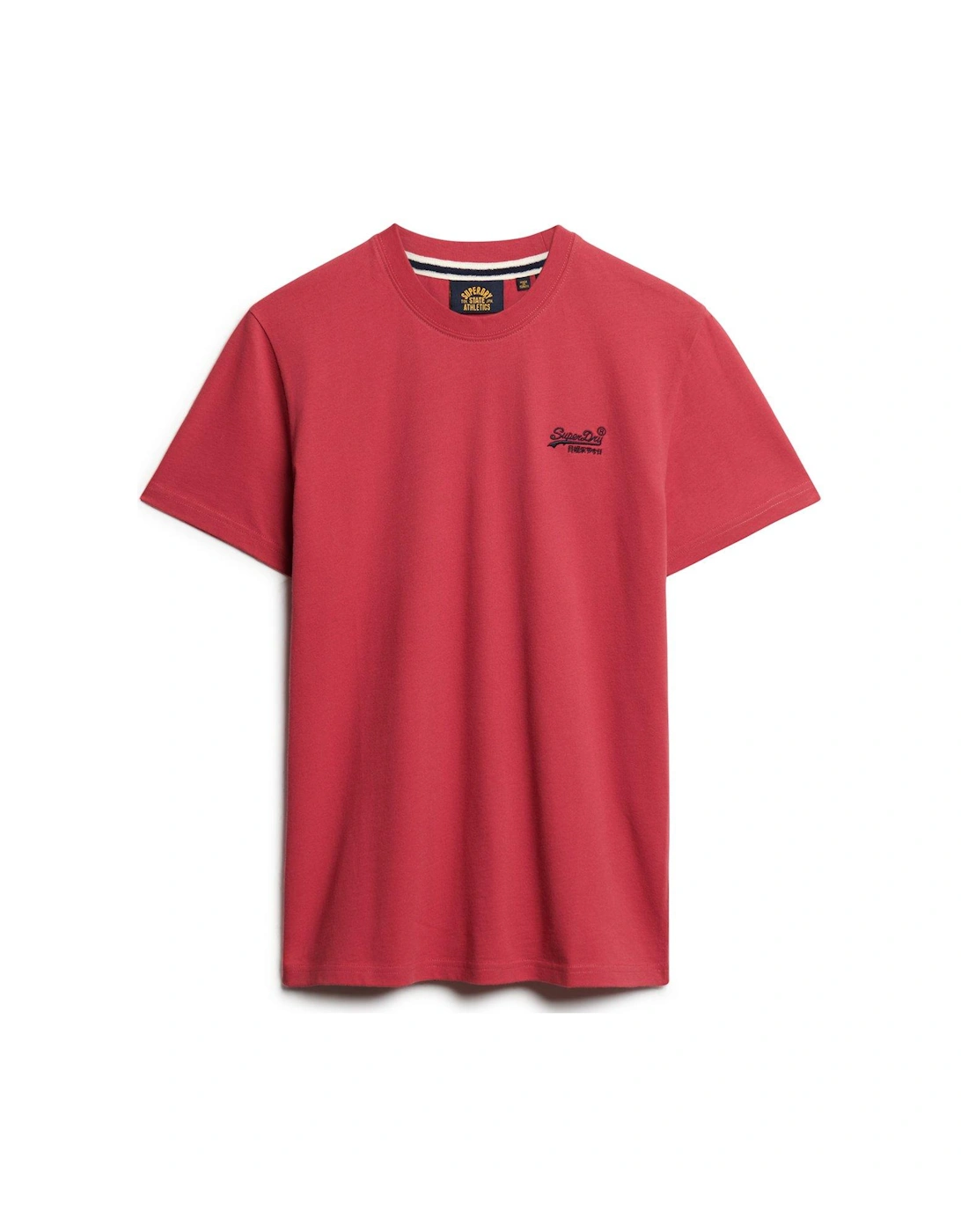 Essential Logo Embroidered T-Shirt - Red