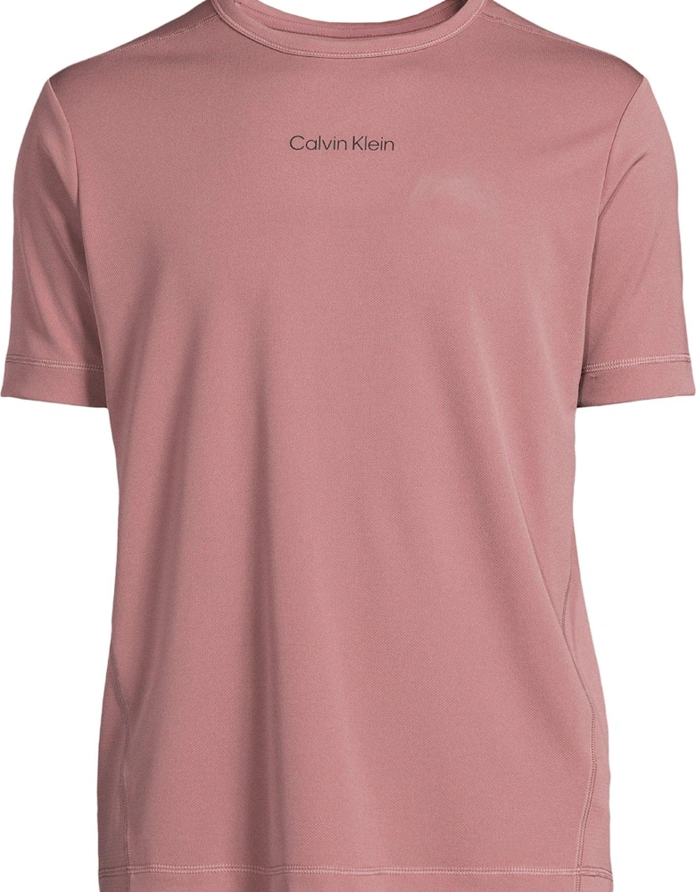 CK Sport Short Sleeve T-shirt - Dark Pink 