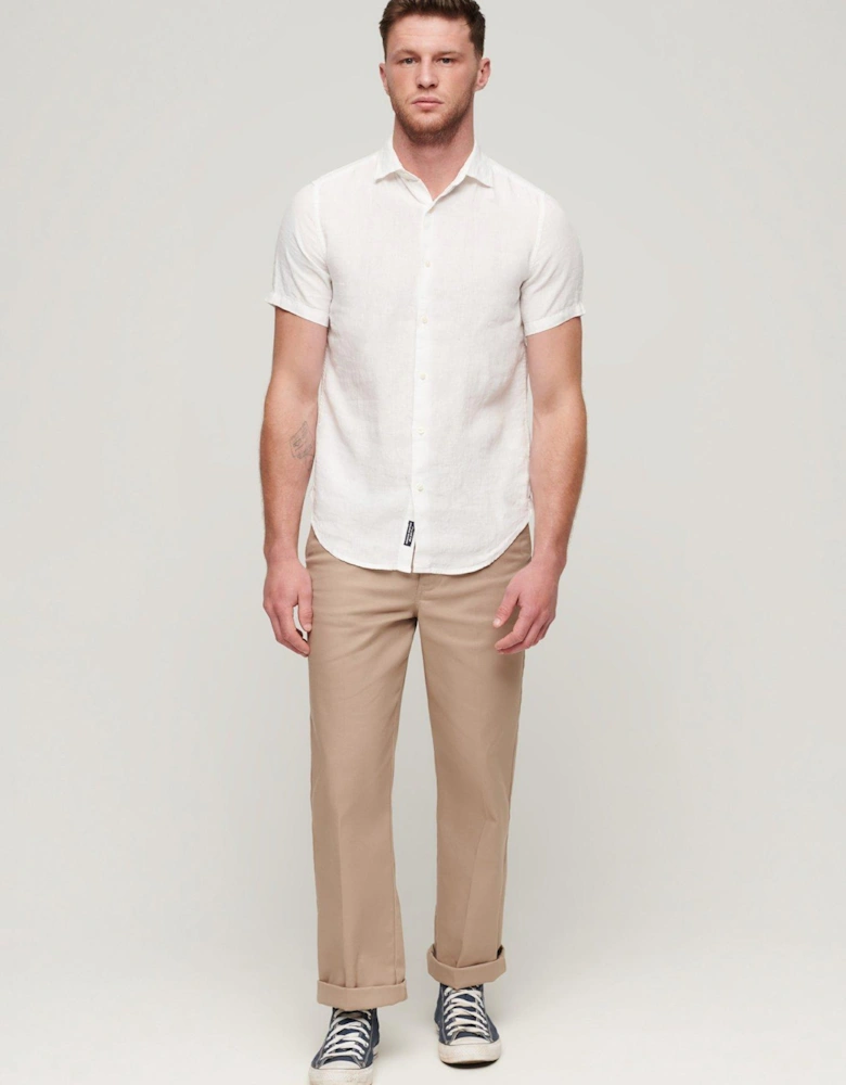 Studios Casual Linen Shirt - White