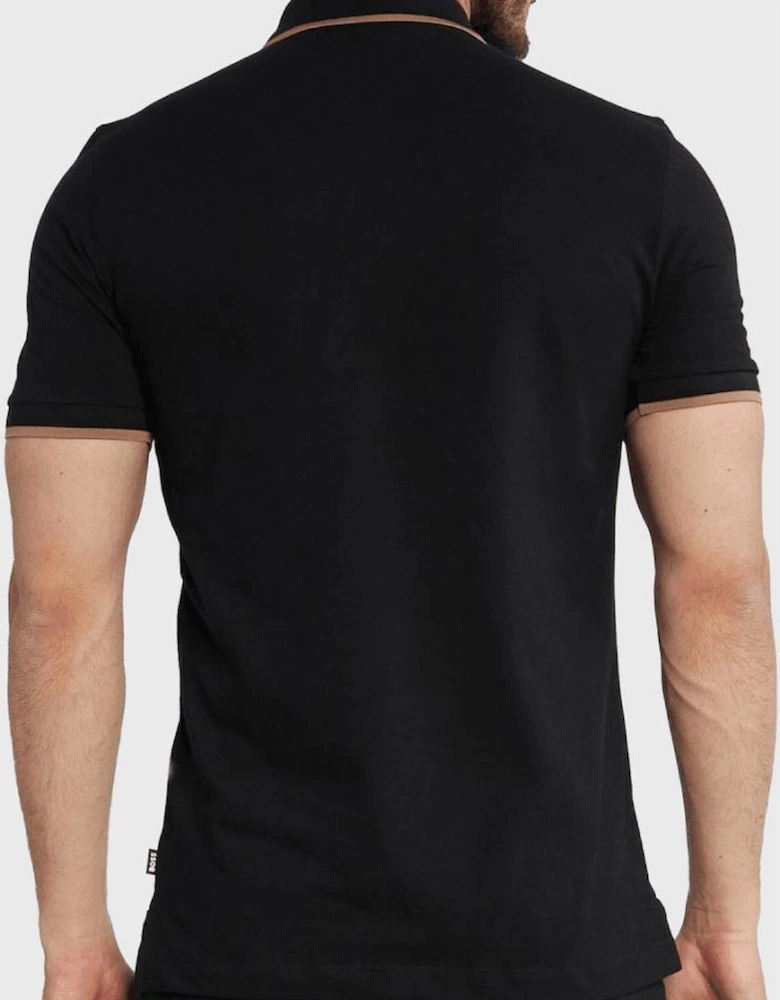 Parlay 190 Regular Fit Black Polo Shirt