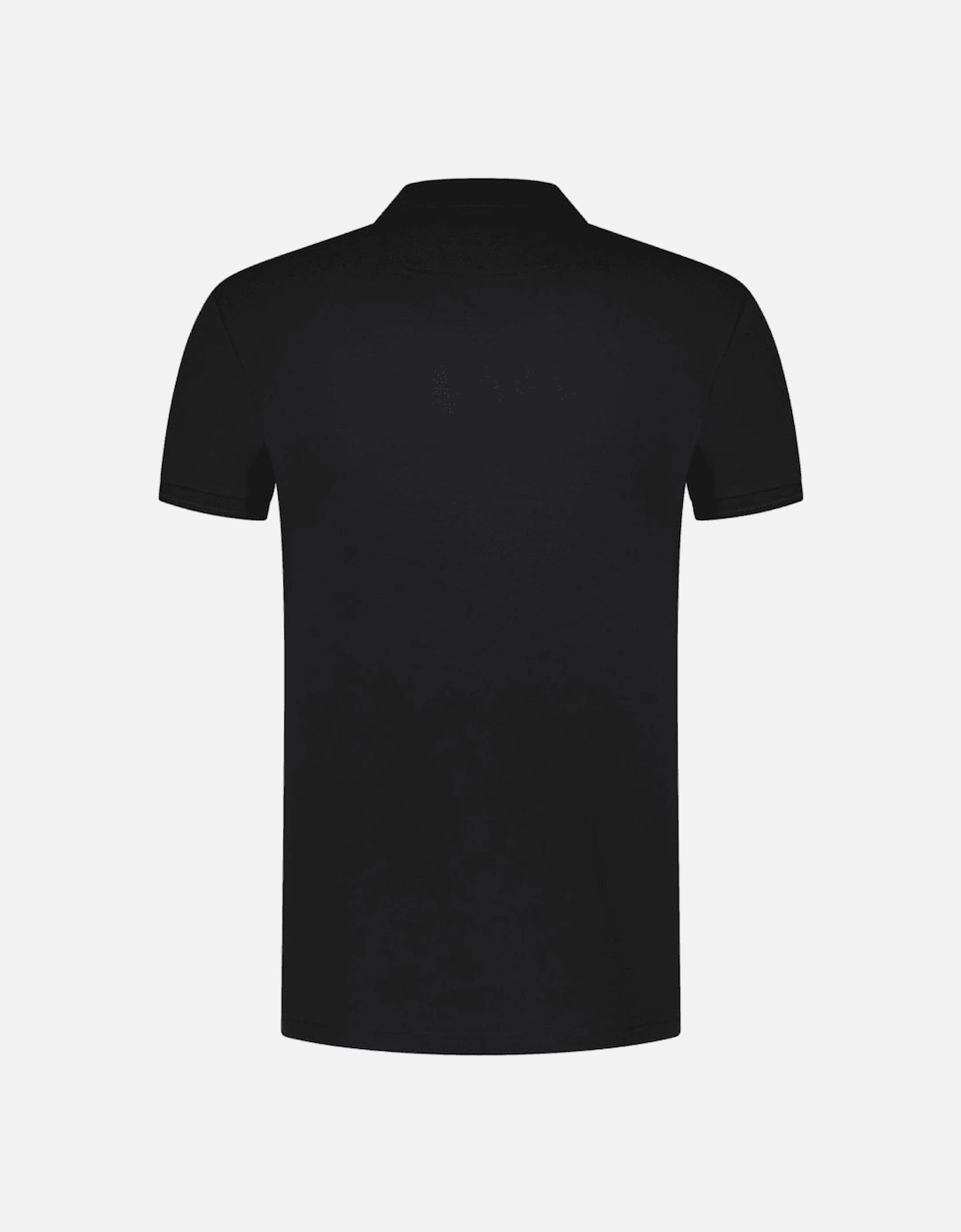 Paule Embroidered Logo Slim Fit Black Polo Shirt