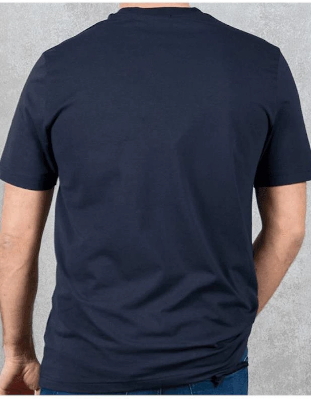 Tee Raised Logo Navy T-Shirt