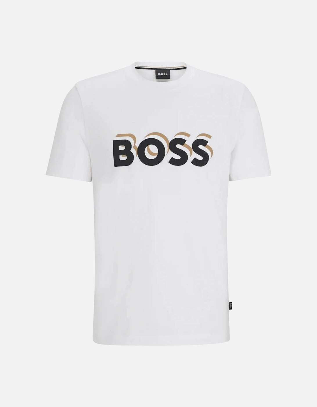 Tiburt Print Logo White T-Shirt, 4 of 3