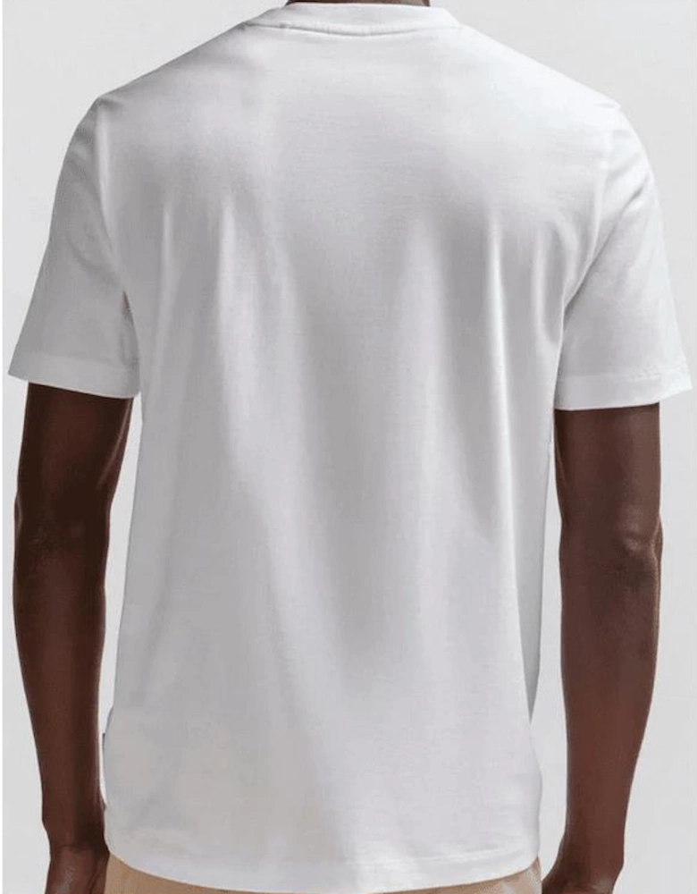 Tiburt Print Logo White T-Shirt