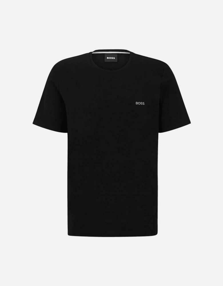 Mix&Match Embroidered Logo Black T-Shirt