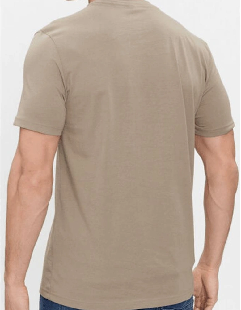 Thinking Regular Fit Open Brown T-Shirt