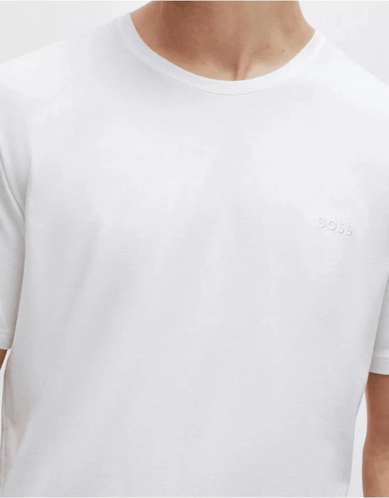 Mix&Match Embroidered Logo White T-Shirt