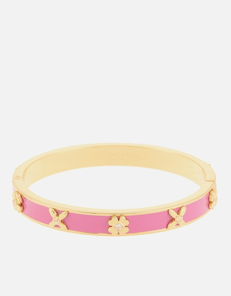 New York Heritage Bloom Gold-Plated Bangle