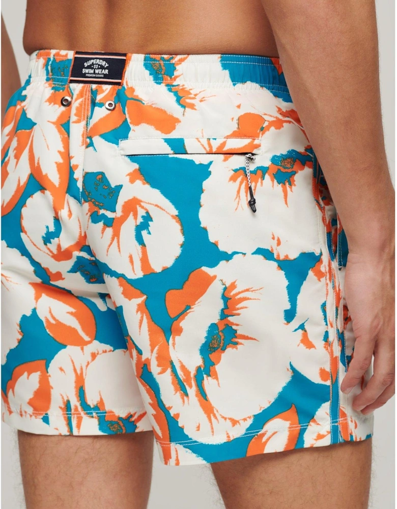 Tropical Printed 15" Swim Shorts - Multi