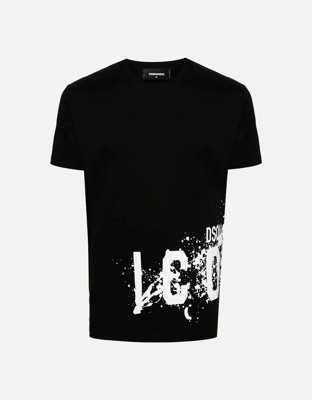 Icon Splash Logo Printed Cool Fit T-Shirt in Black, 6 of 5