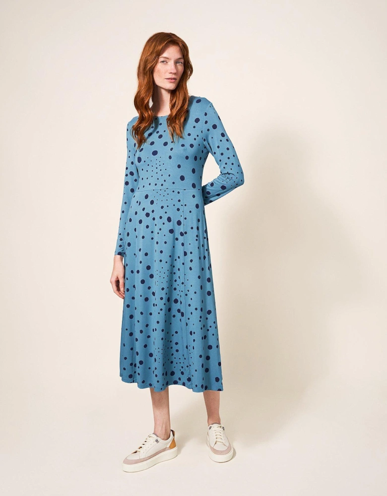 Madeline ECOVERO™ fibres Jersey Dress - Teal