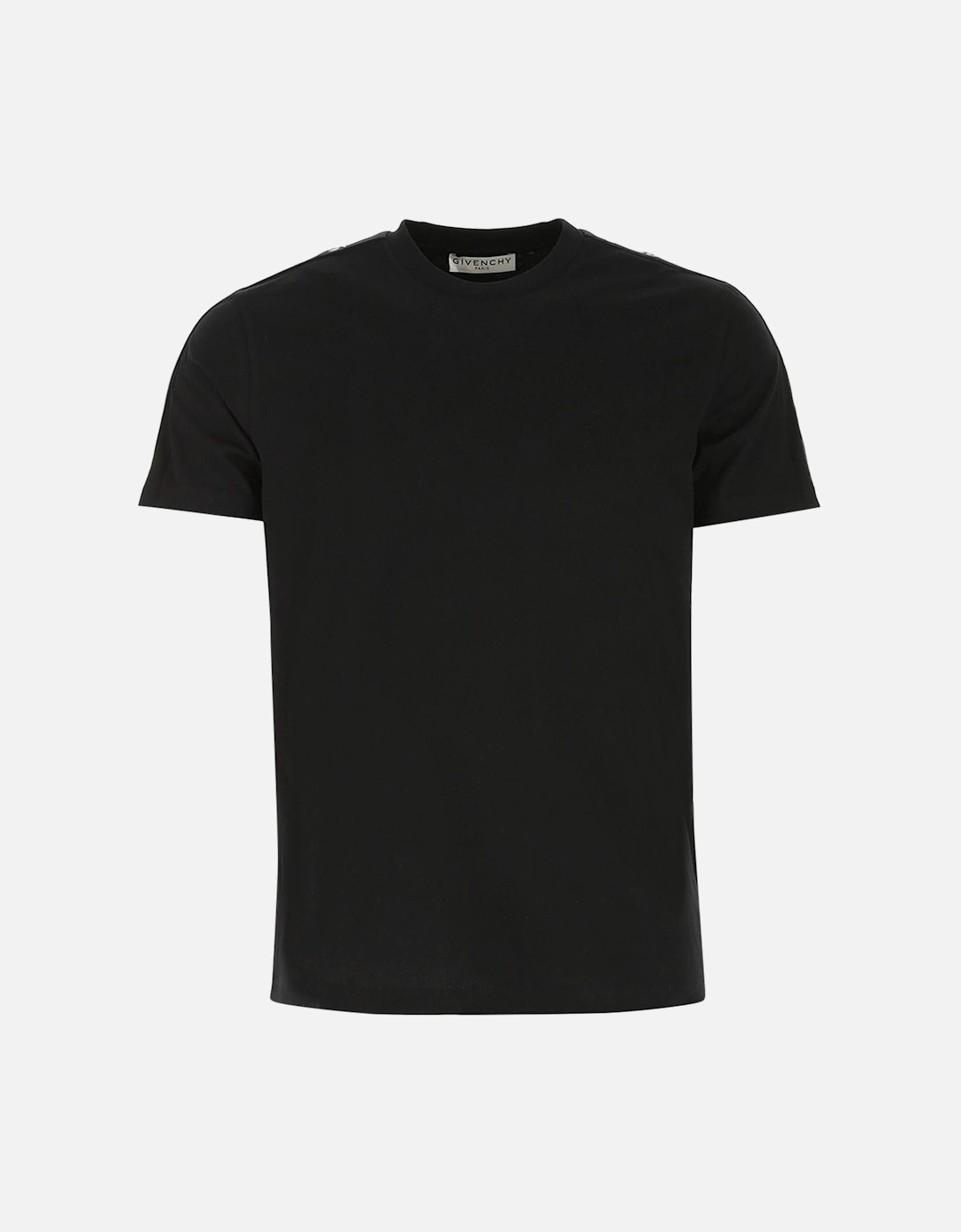 Refracted Sleeve Logo T-Shirt in Black, 5 of 4