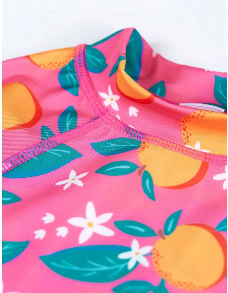 Girls Orange Blossom Rachel Rash Vest Set