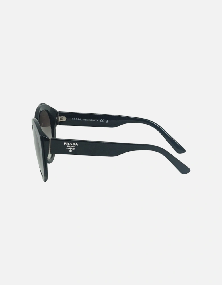 PR 12XSF 1AB0A7 Black Sunglasses