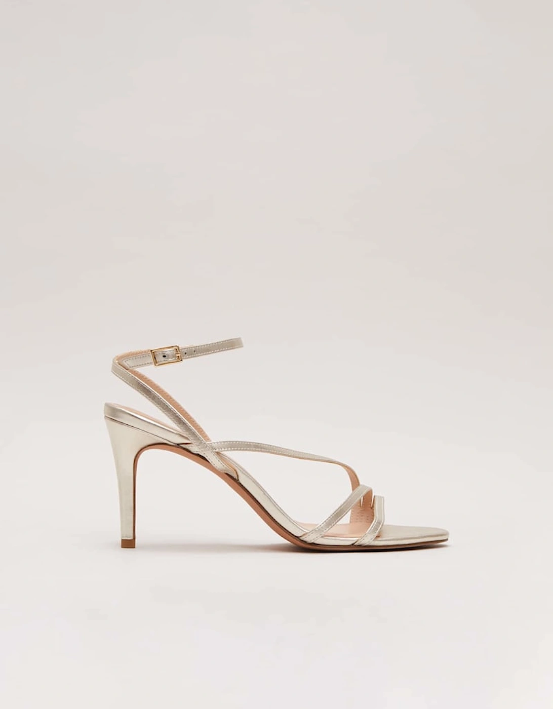 Leather Barely There Strappy Sandal, 2 of 1