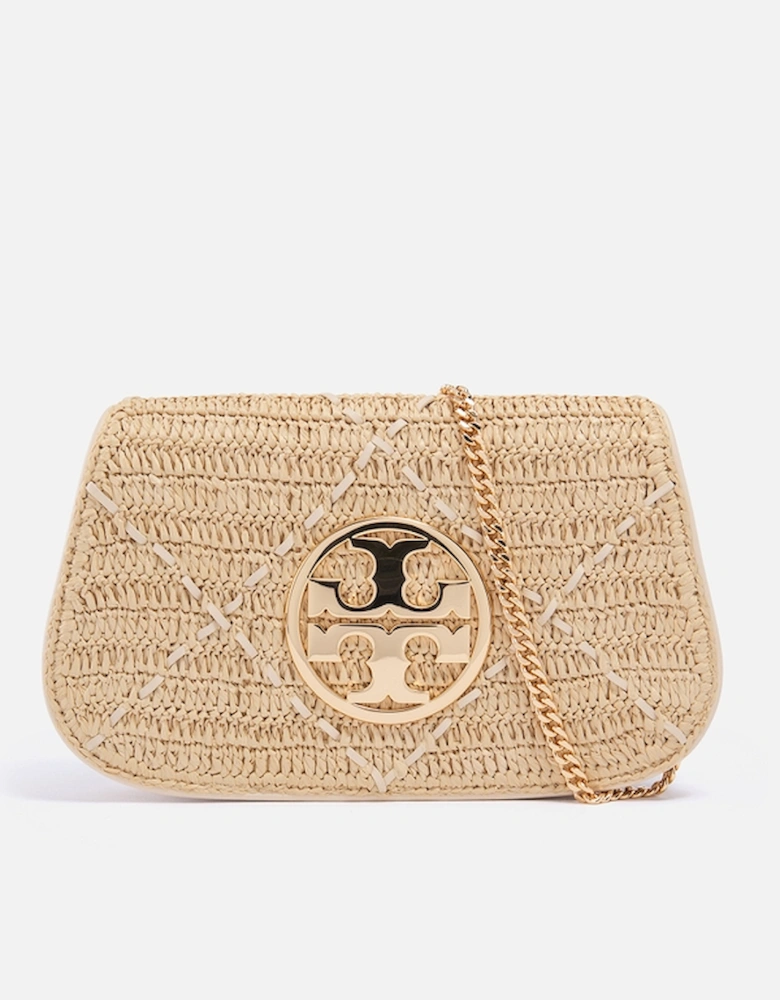 Reva Raffia Clutch Bag