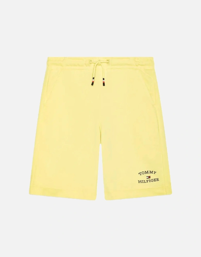 Youths Logo Sweat Shorts (Yellow)