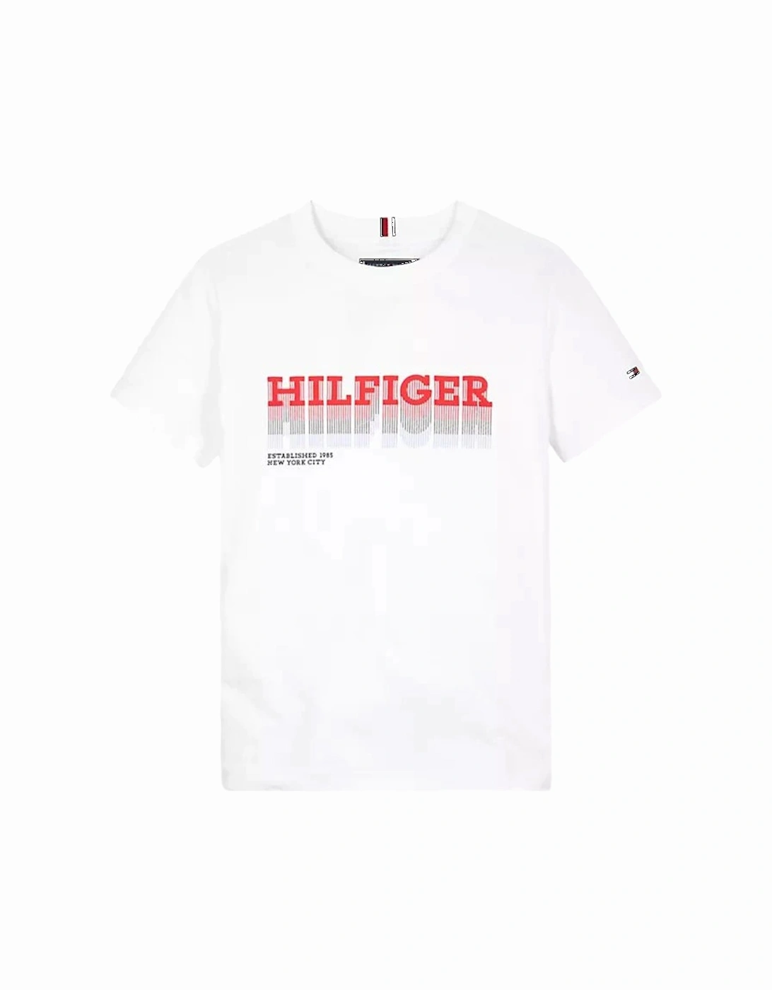 Youths Faded Logo T-Shirt (White), 3 of 2
