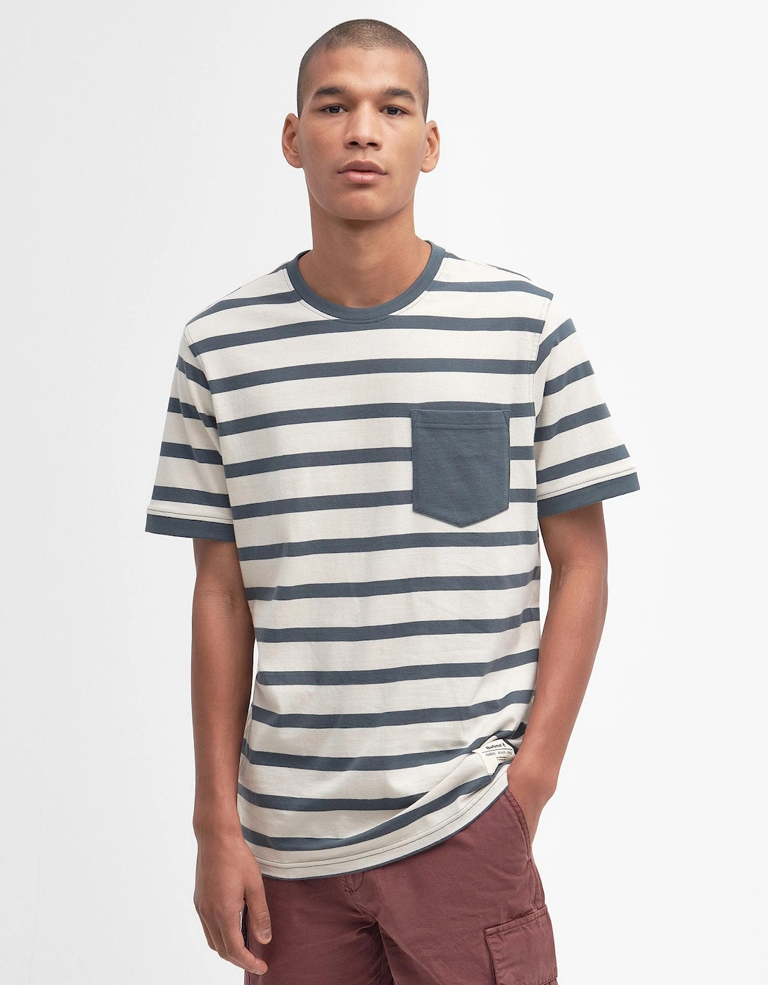 Handale Stripe Mens Tailored T-Shirt, 8 of 7