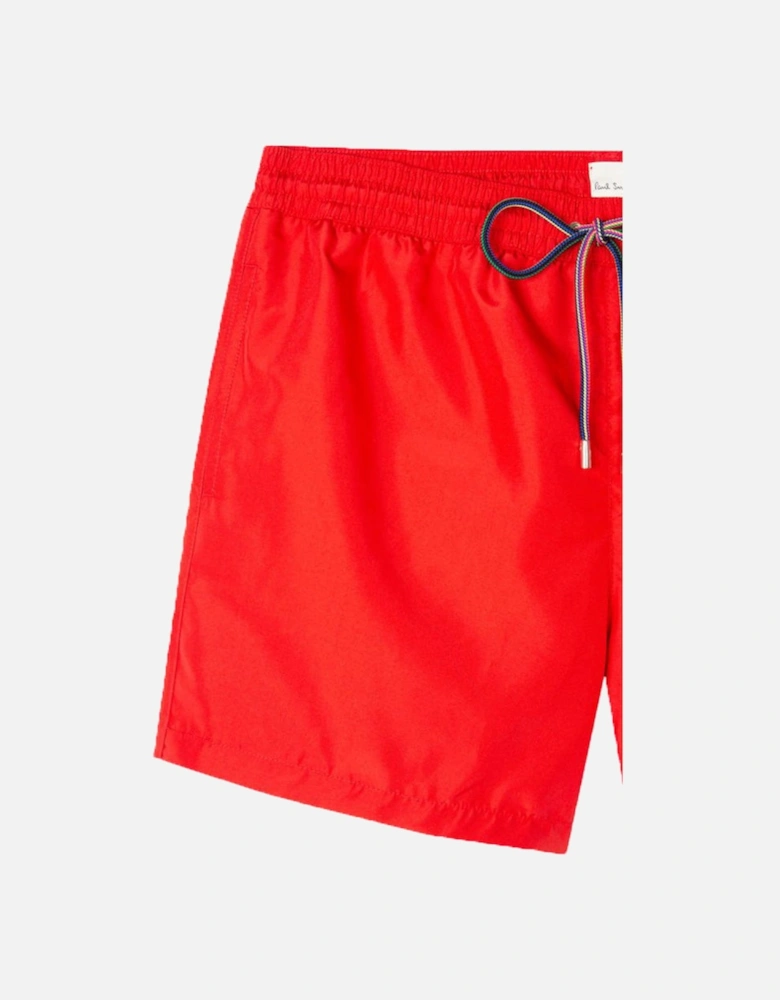 Zebra Swim Shorts, Red