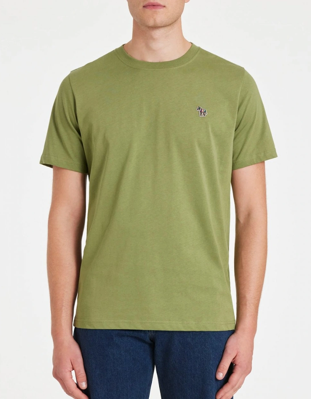 PS Mens Regular Fit Short Sleeve Organic Cotton Zebra Logo T-Shirt, 3 of 2
