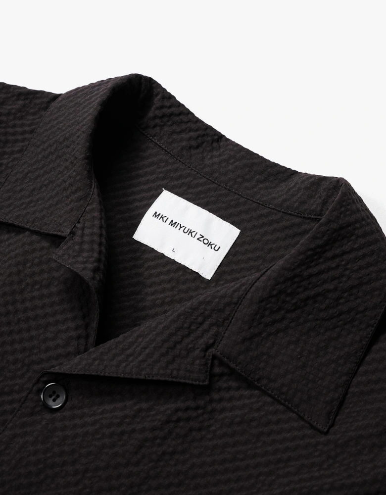 Oversized Seersucker Vacation Shirt