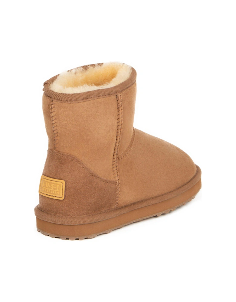 Ladies Mini Classic Sheepskin Boot - Chestnut