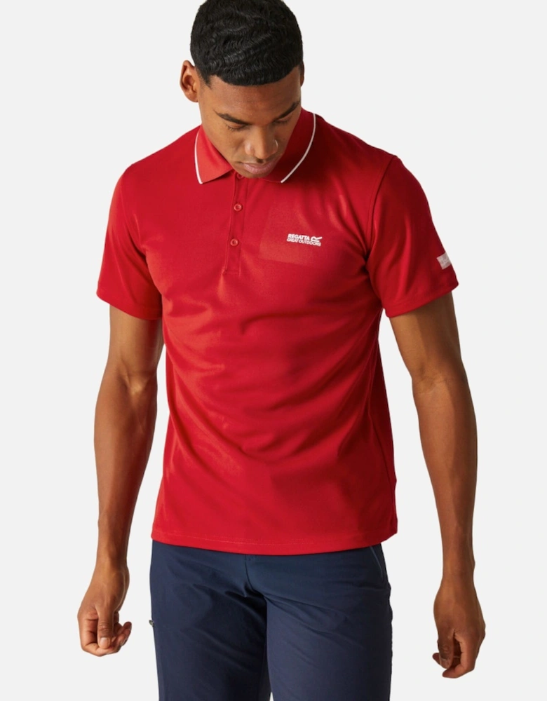 Mens Maverick V Quick Drying Wicking Polo Shirt