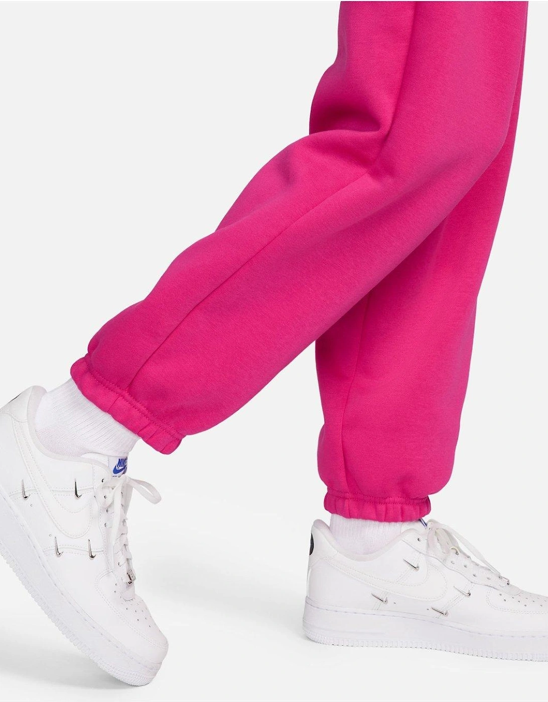 Women's High-waisted Oversized Sweatpants - Pink
