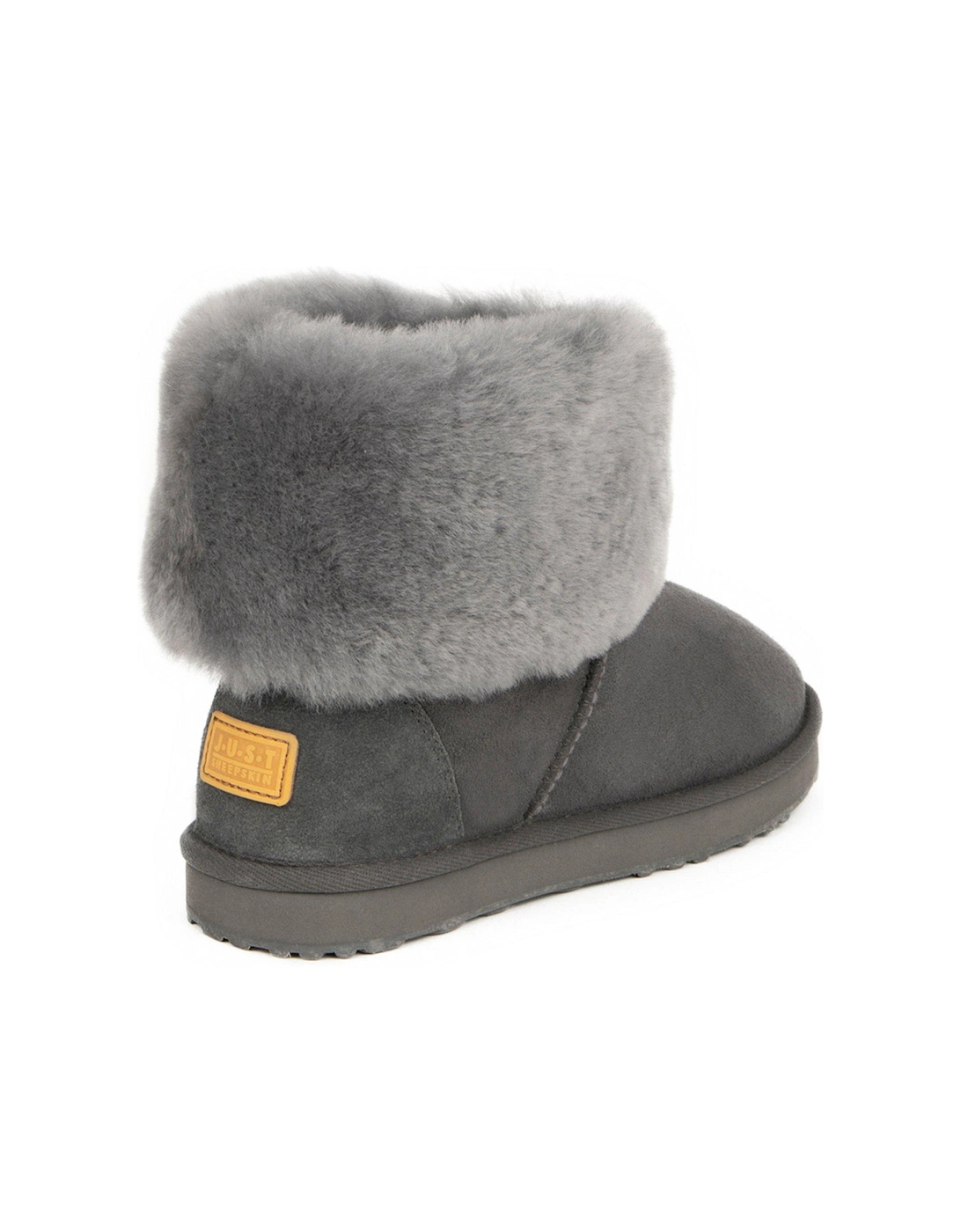 Ladies Cornwall Sheepskin Boot - Granite