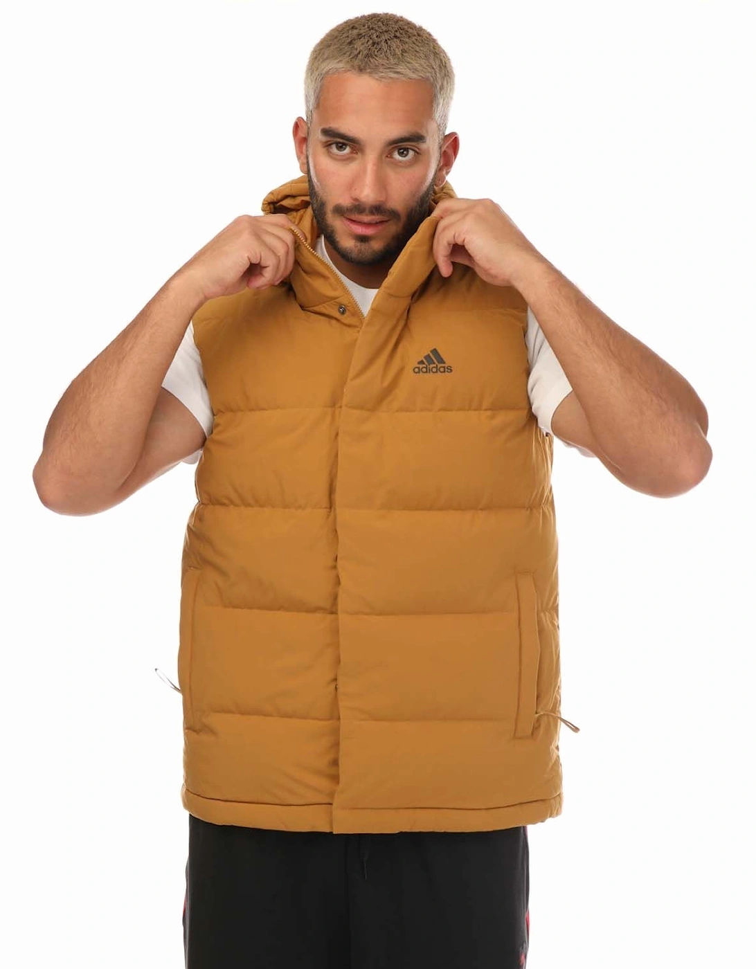 Mens Helionic Hooded Down Vest, 9 of 8