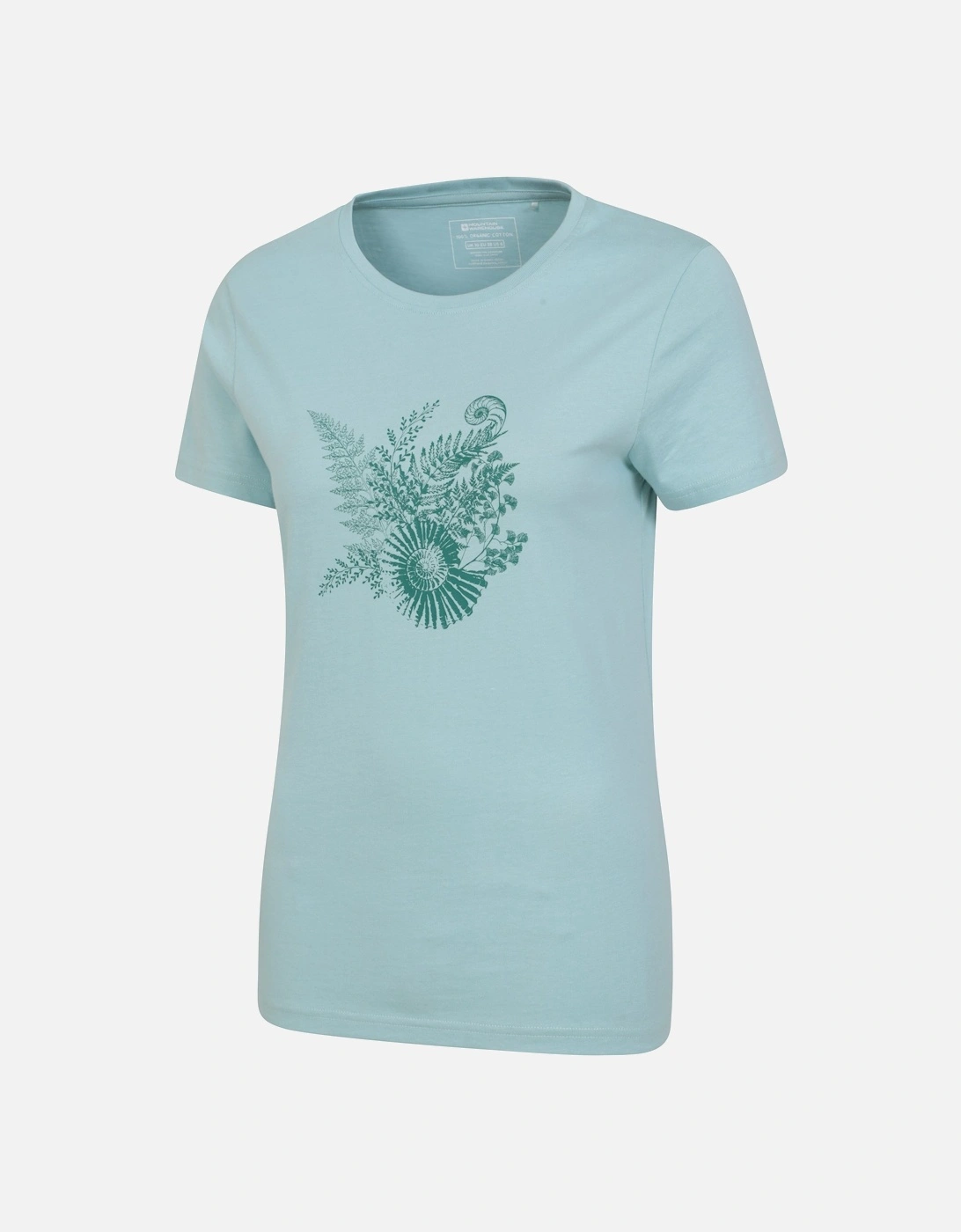 Womens/Ladies Fern Shell Organic T-Shirt