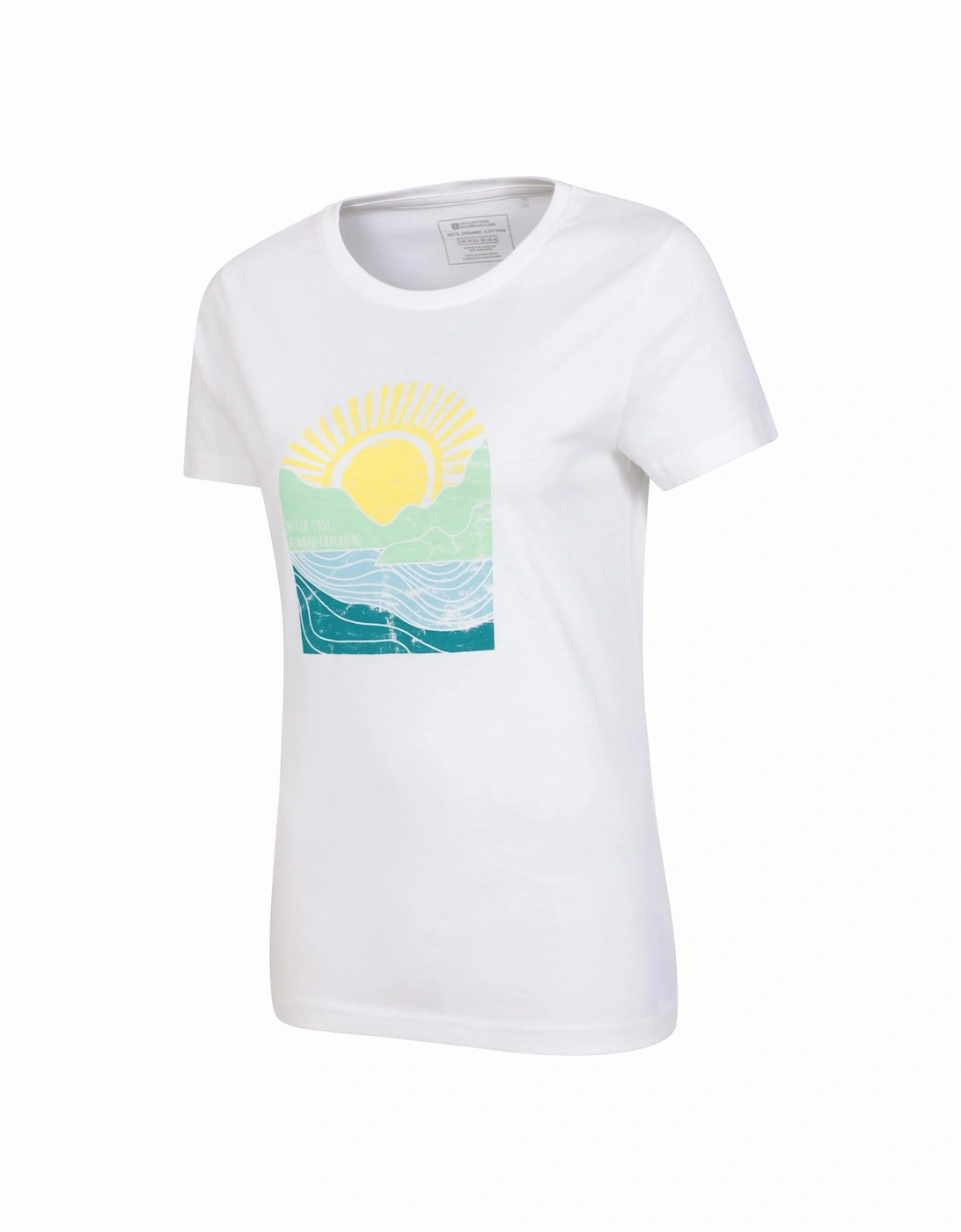 Womens/Ladies Never Lost Sunrise Organic T-Shirt