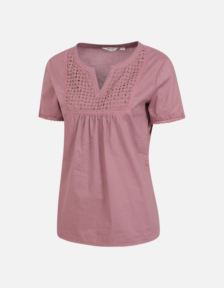 Womens/Ladies Paris Embroidered Top