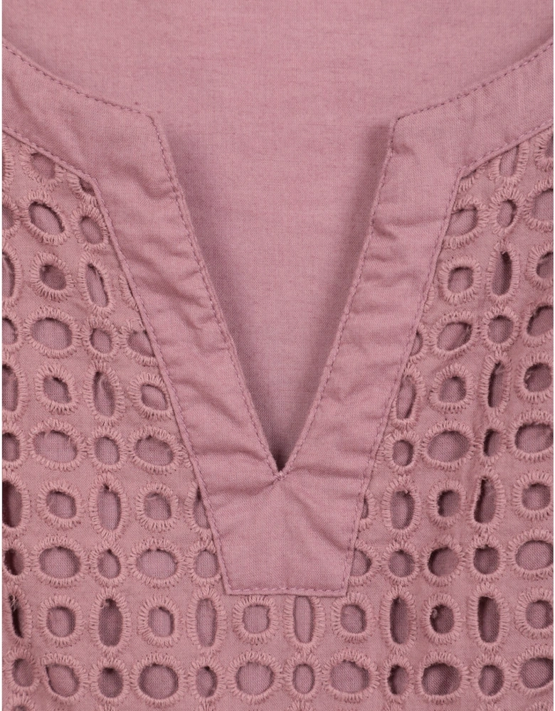 Womens/Ladies Paris Embroidered Top