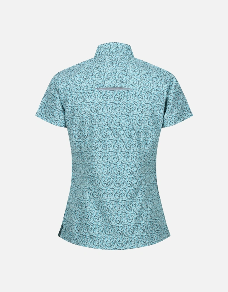 Womens/Ladies Mindano VIII Ditsy Print Short-Sleeved Shirt
